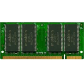 Das Bild zeigt ein 4 GB DDR2-667 SO-DIMM Arbeitsspeichermodul, das für die Erweiterung oder das Upgrade des Arbeitsspeichers in einem Laptop verwendet wird. Das Modul verfügt über integrierte Speicherchips und eine grüne Leiterplatte mit goldenen Kontakten für die Anbindung an das Motherboard.